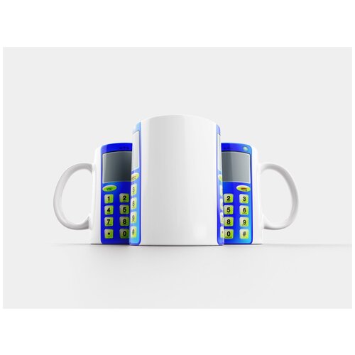 фото Кружка "мобильный телефон, сотовый телефон, телефон в руке" 320 мл lotsprints