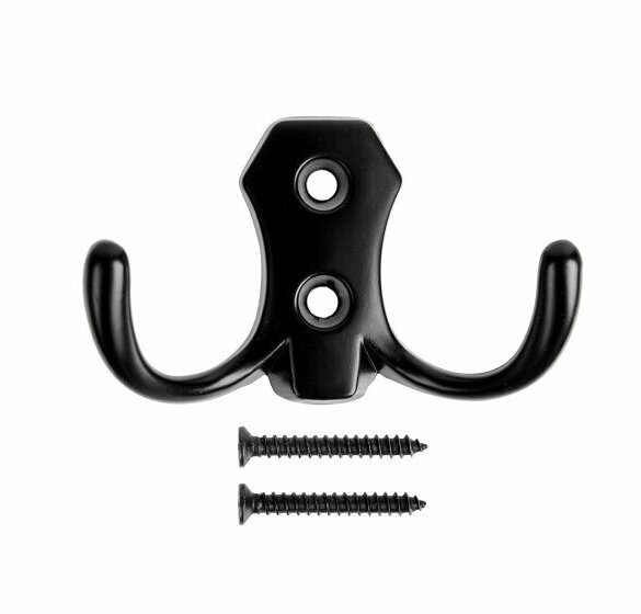 фото Крючок мебельный BR 20 BK чёрный
