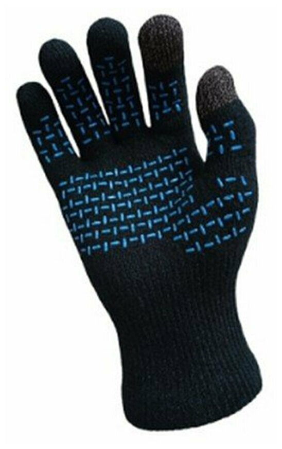 Перчатки водонепроницаемые DexShell Ultralite Gloves (DG368TS-HTB), цвет Чёрный/Синий, размер перчаток XL