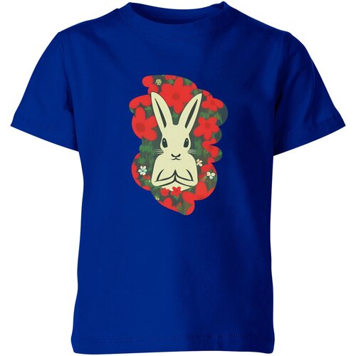 Футболка Us Basic, размер 6, синий мужская футболка дзен кролик 2xl темно синий
