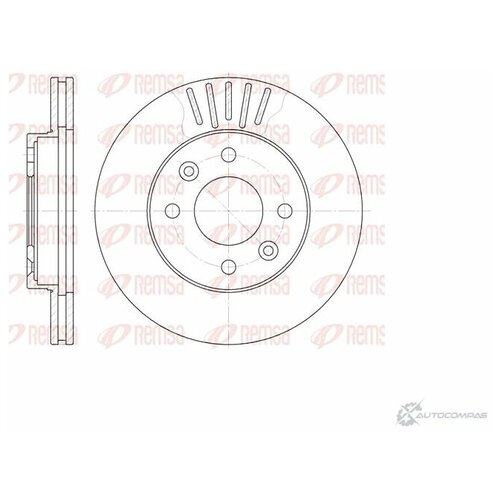 6080 10 диск тормозной передний Renault Megane R19 1 4 1 9TD 83 REMSA 608010