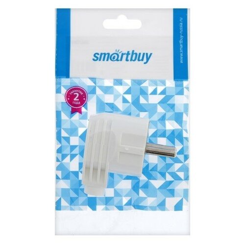 Вилка SmartBuy SBE-16-P02-w 16 А белый 1 шт. 1 шт. 26 г