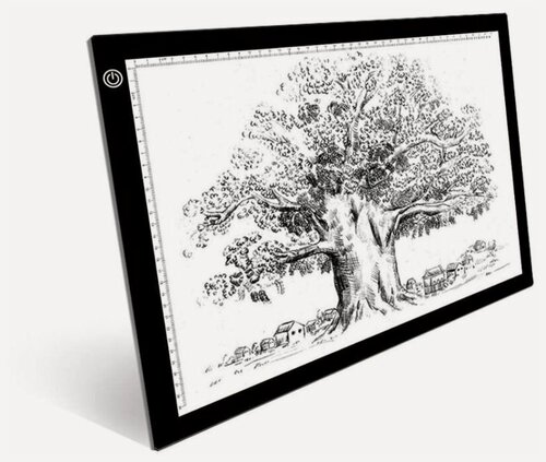 Изображение товара Световой планшет А3 для рисования и копирования с LED подсветкой. Светодиодная доска.