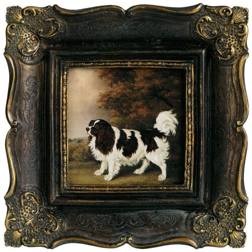 фото Картина в раме, масло 14x3x14см, glasar