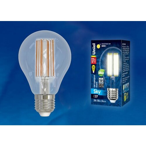 Лампа светодиодная Led-a70-17w/3000k/e27/cl Pls02wh Форма 