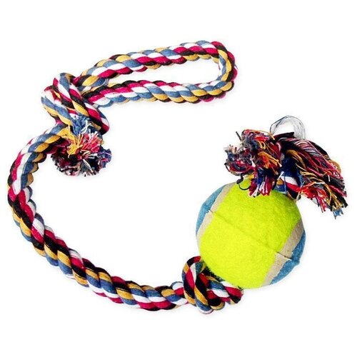 №1 ГР 1012 Игрушка для собак Грейфер с ручкой и теннисным мячом 50см