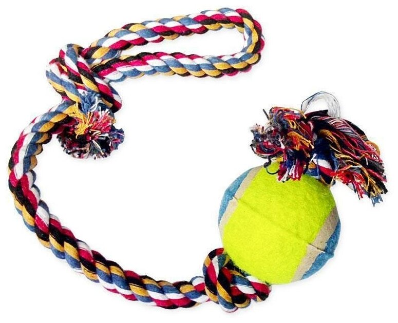 №1 ГР 1012 Игрушка для собак Грейфер с ручкой и теннисным мячом 50см