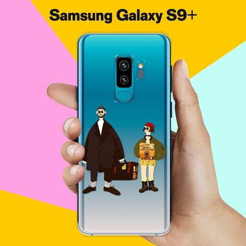 противоударный силиконовый чехол лабутены на силиконе на samsung galaxy s9 самсунг галакси с9 плюс Силиконовый чехол на Samsung Galaxy S9+ Леон и Матильда / для Самсунг Галакси С9 Плюс