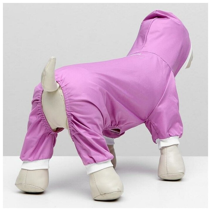 Комбинезон для собак, S (дс 22 см, ог 32 см) розовый - фотография № 16