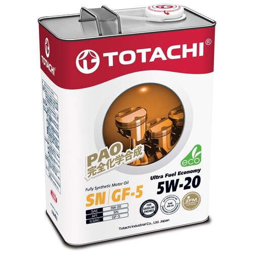 TOTACHI Totachi Ultra Fuel 5w20 (1l)_масло Моторн.!Api Sn, Ilsac Gf-5, Ford Wss-M2c945-A, Chrysler Ms-6395