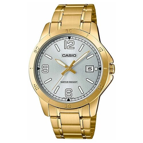 casio men s stainless steel analog watch mtp v004g 7b2udf Наручные часы CASIO, золотой