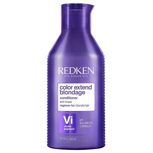 Redken Color Extend Blondage Conditioner - Кондиционер для тонирования и укрепления оттенков блонд 300 мл набор по уходу за волосами redken color extend blondage 500 мл
