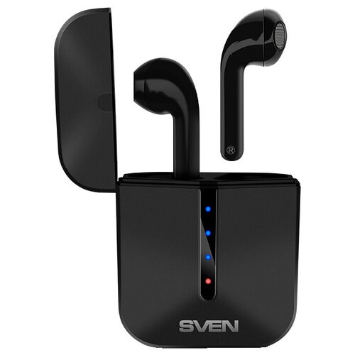 Гарнитура вкладыши Sven E-335B черный беспроводные bluetooth в ушной раковине SV-020354 316000₽