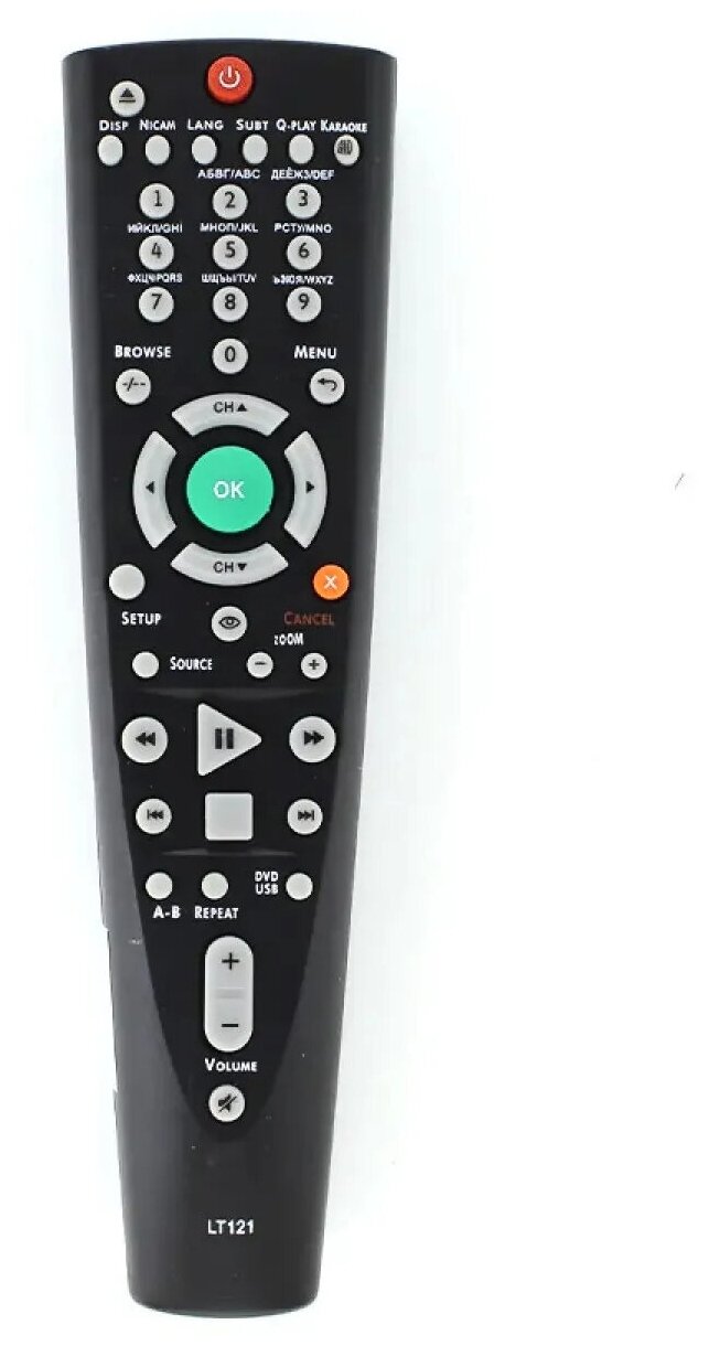 Пульт LT121 (LD1006TI) для телевизора BBK (+DVD+караоке)