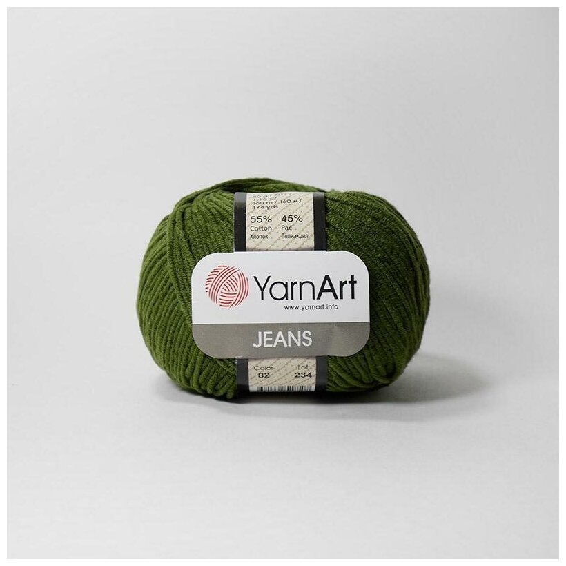  YarnArt Jeans () 82 - 55% , 45%  50 160 5