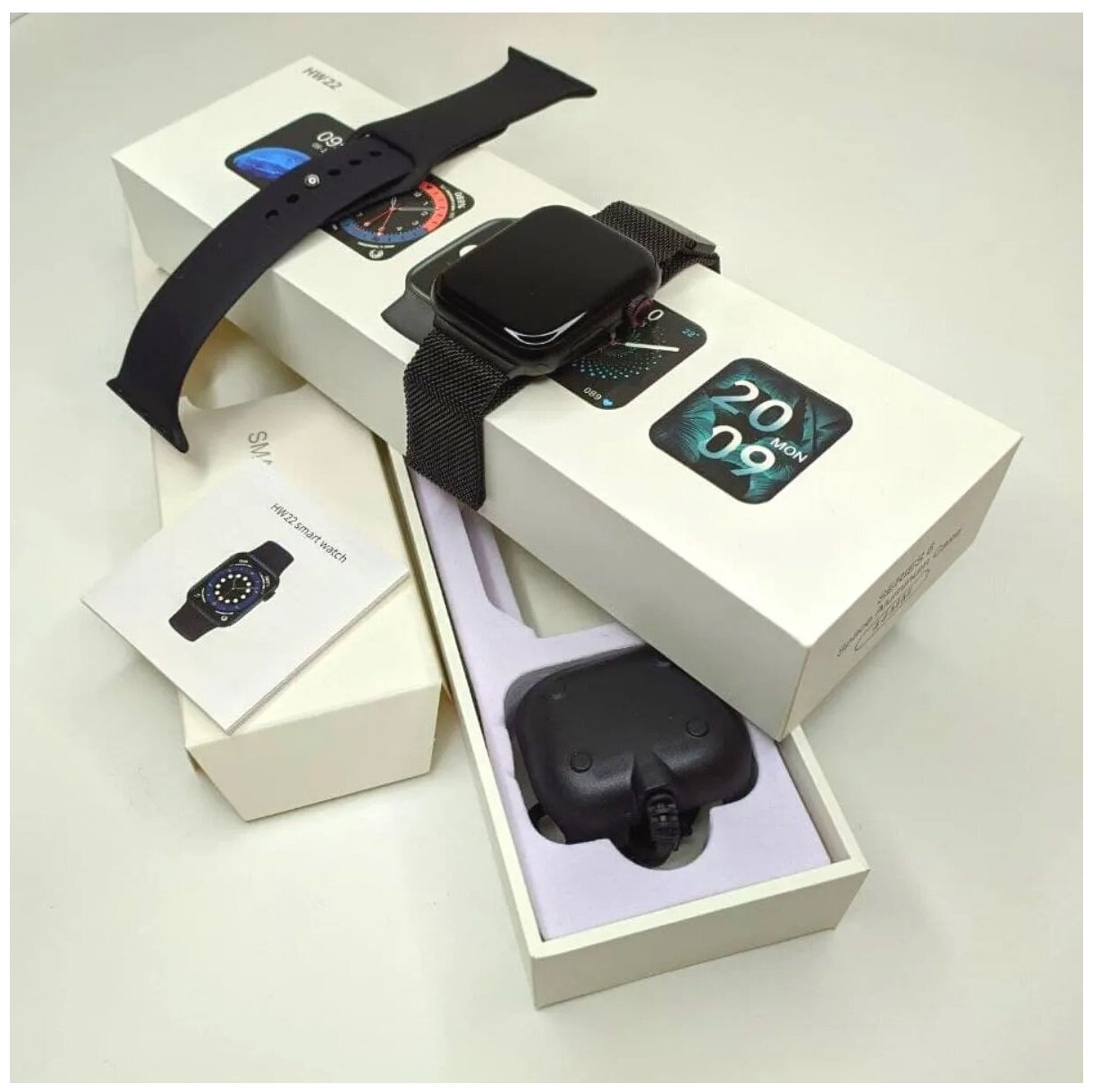 Смарт часы Smart watch hw22 ремешок в комплекте