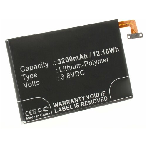 Аккумулятор iBatt iB-U1-M702 3200mAh для HTC Butterfly S (901s), 901S, Butterfly S, Butterfly S 9060, Butterfly S 9088, оригинальный высококачественный аккумулятор htc bo68100 3200 мач для смартфона htc butterfly s 9088 9060 901e 919d инструменты наклейки