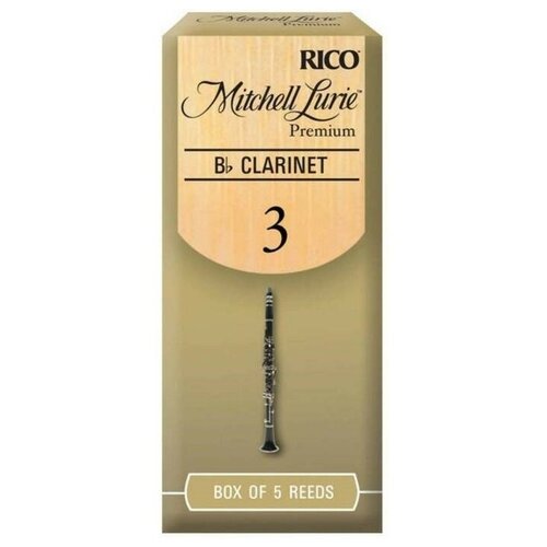 Трость для кларнета Rico RMLP5BCL300 трости для кларнета bb daddario woodwinds rico dcr10355