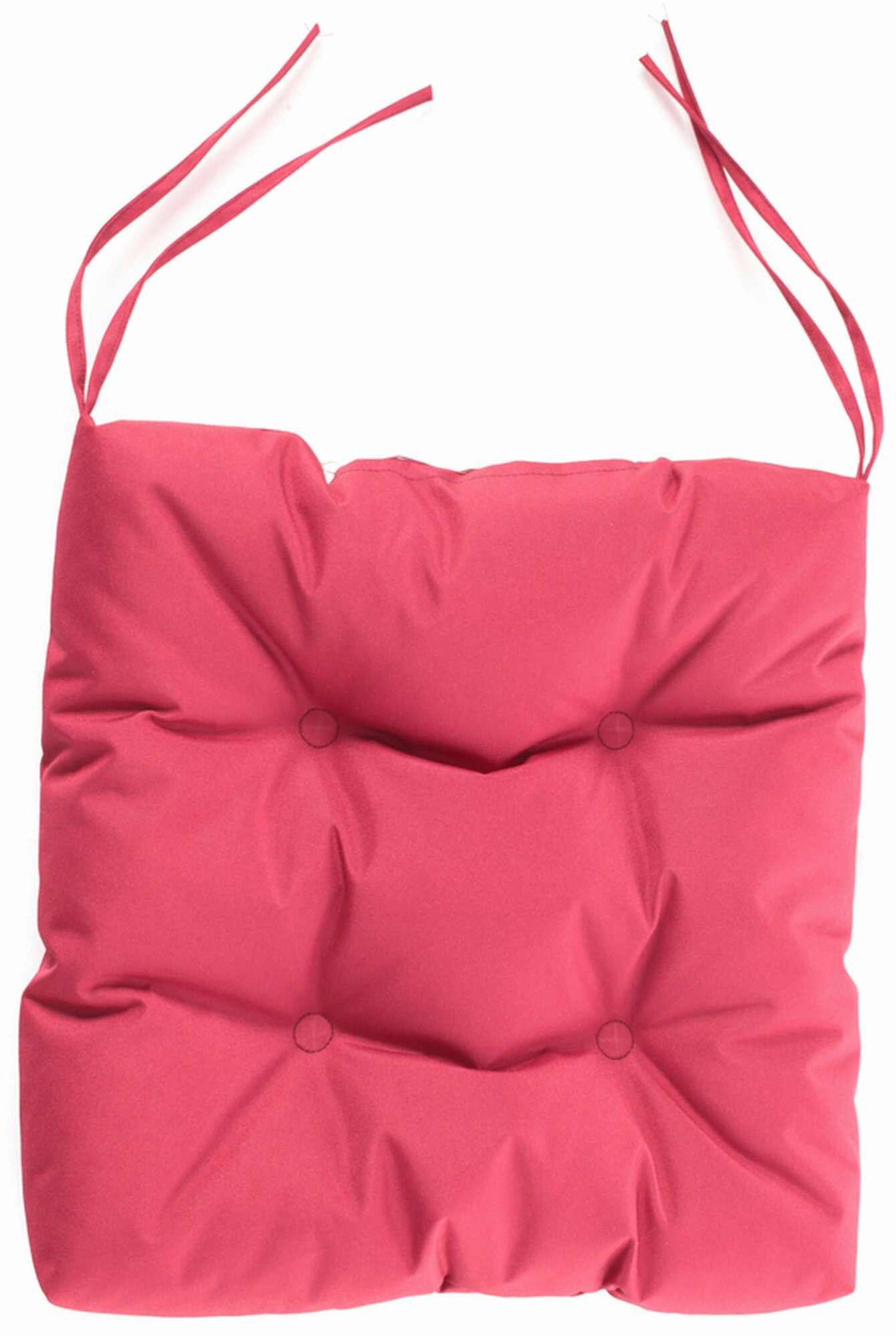 Подушка для стула Туба-Дуба Дачные Посиделки ПДП001 40x40 см цвет вишнёвый