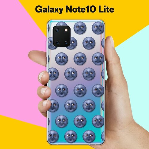 Силиконовый чехол Луна на Samsung Galaxy Note 10 Lite силиконовый чехол кактусы на samsung galaxy note 10 lite