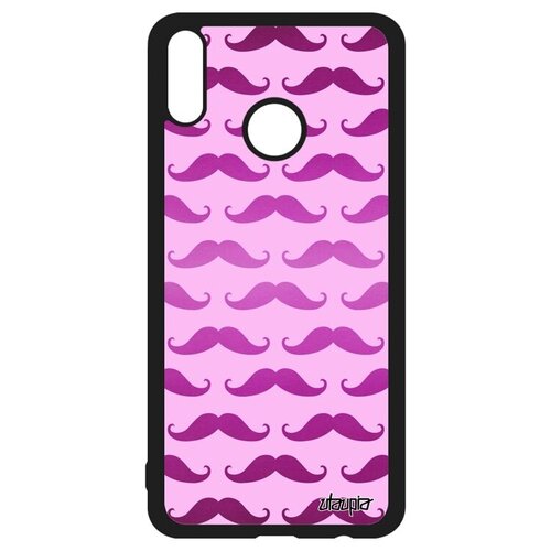 фото Яркий чехол на смартфон // honor 8x // "усы" стиль пиар, utaupia, розовый