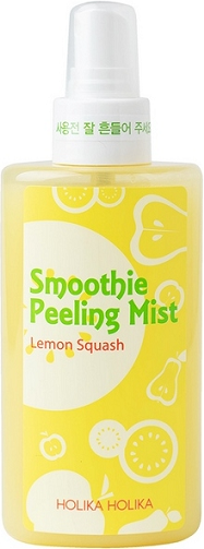 Пилинг-скатка отшелушивающий с лимоном Smoothie Peeling Mist Lemon Squash Holika Holika 150 мл.