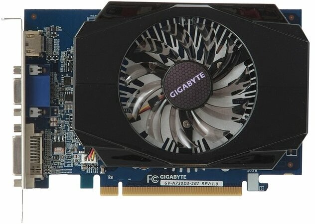 Видеокарта GIGABYTE GeForce® GT730, , 2ГБ, GDDR3, Retail - фото №6