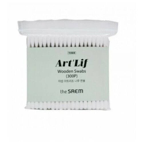 Ватные палочки The Saem Art'lif Wooden Swabs ватные палочки the saem art lif premium dual cotton swabs белый 200 шт банка