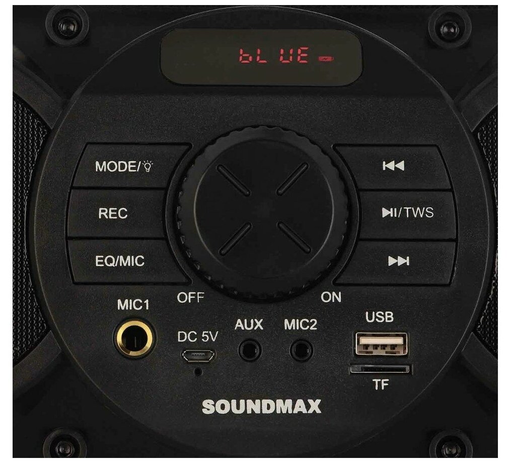 Портативная аудиосистема (SOUNDMAX SM-PS5071B(черный))