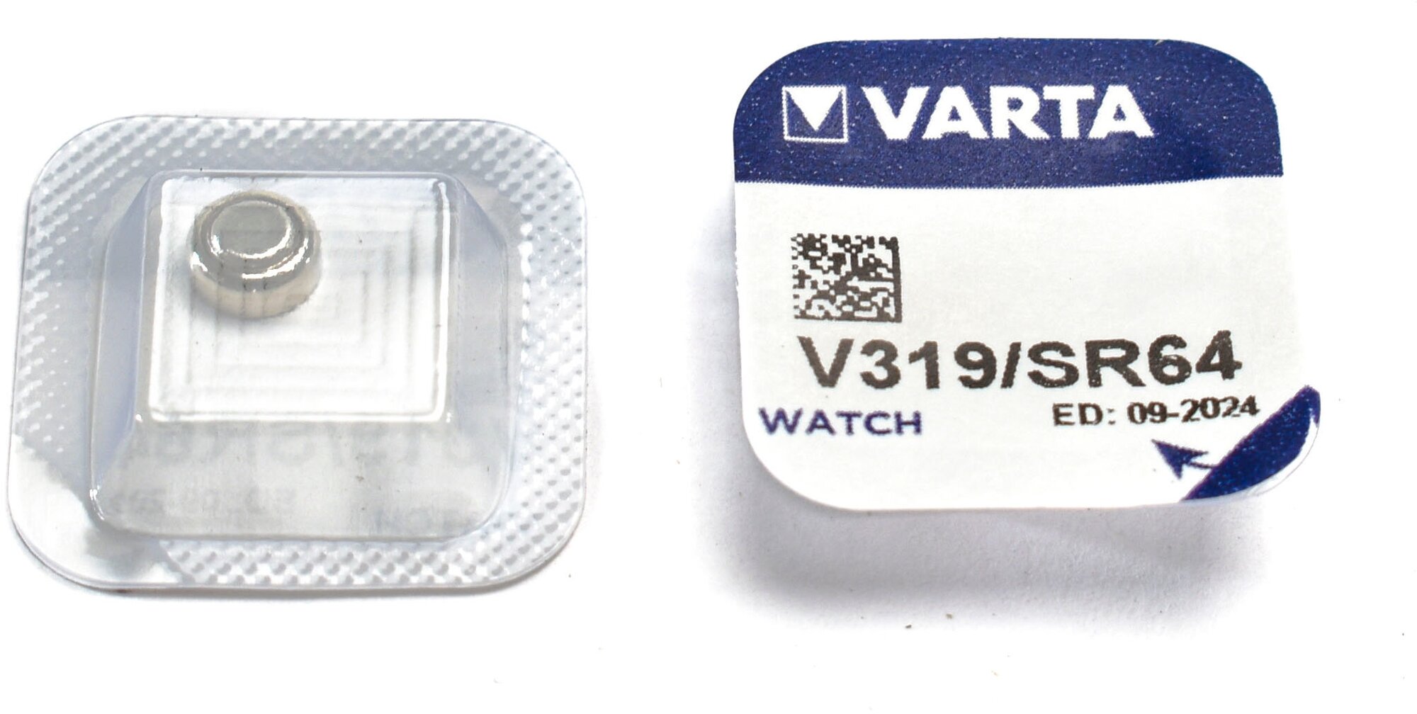 Батарейка часовая Varta 319, SR527SW Silver Oxide 1.55V