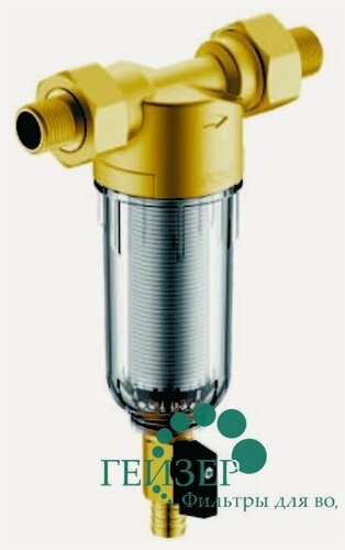 Изображение товара Фильтр магистральный Гейзер Бастион 111 1/2" (Гейзер) 32666