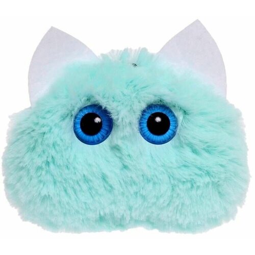 Мягкая игрушка-брелок, Прима Тойс, кот, голубой, 8 см, искусственный мех, 1 шт.