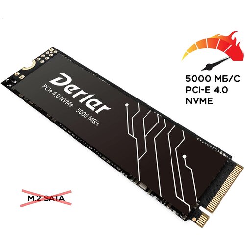 1 ТБ Внутренний SSD диск Derlar NVMe M.2 PCI-E 4.0x4 (DL750-1T)