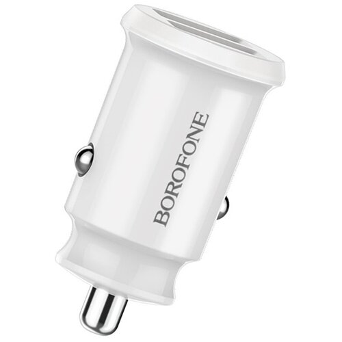 Автомобильное зарядное устройство (АЗУ) Borofone BZ8 (2 USB) 2.4 А, белый