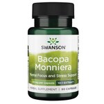 Swanson Bacopa Monniera 10:1 Extract (Бакопа Монье - Экстракт 10:1) 50 мг 90 капсул - изображение