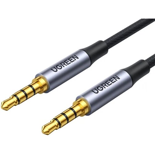 Аксессуар Ugreen AV183 Jack 3.5mm 1.5m Black 20497 3 5mm aux cable audio stereo male to male 90degree right angle 3 5mm speaker universal auxiliary audio cord for car mobile phone