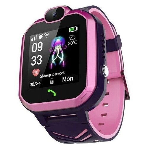 Детские умные часы H1 / Smart baby watch H1 / Детские водонепроницаемые часы с GPS отслеживанием, 2G, обратный звонок и отслеживание, розовый