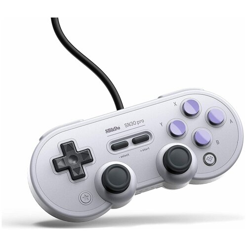 Проводной USB геймпад 8bitdo SN30 Pro для Windows Steam Raspberry Pi Nintendo Switch 359000₽