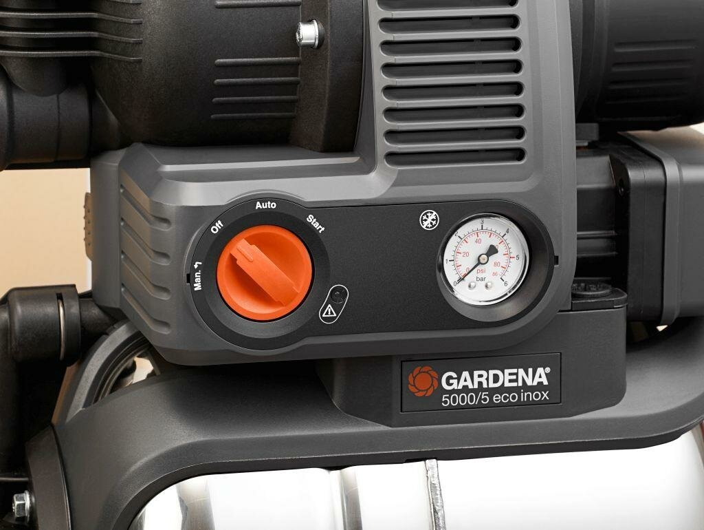 Насосная станция GARDENA 5000/5 Premium Eco (1200 Вт) - фотография № 4