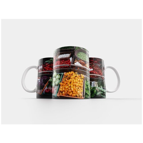фото Кружка "овощ, свежий, рынок" 320 мл lotsprints