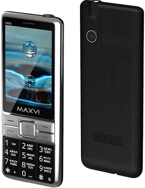 Телефон мобильный (MAXVI X900i Black)