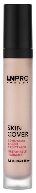 Консилер для лица LN Professional - Skin Cover Longwear Liquid Concealer - 102 айвори, 6.5 мл