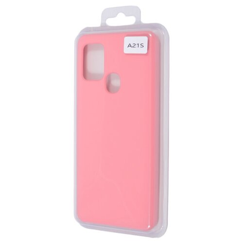 фото Чехол- накладка для samsung a217f a21s silicone case nl розовый (4)