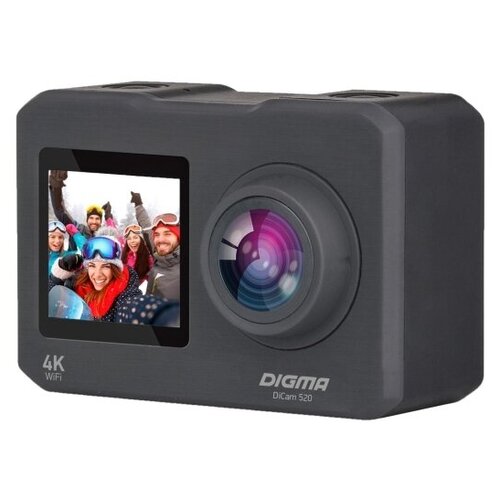 Экшн-камера DIGMA DiCam 520 серый