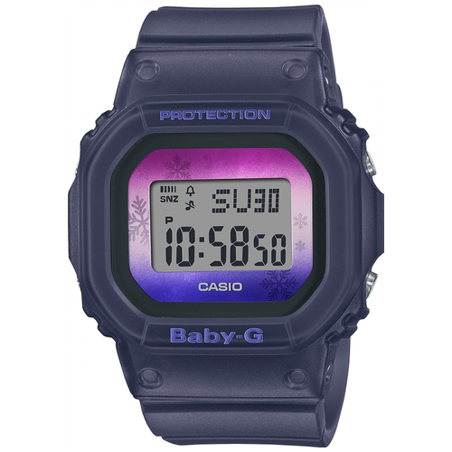 фото Наручные часы casio женские наручные часы casio baby-g bgd-560wl-2, серый, черный