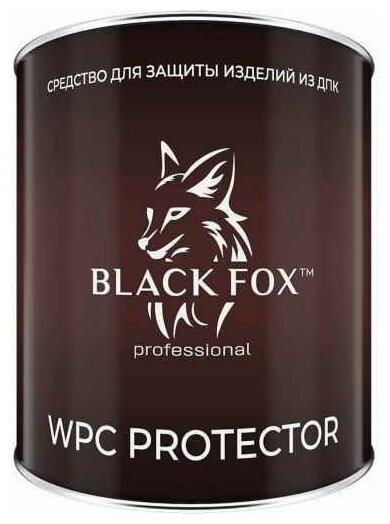 фото Масло для террасной доски ДПК Black Fox WPC Protector 2,5 л коричневое BF25B