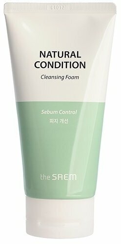 Очищающая пенка для жирной кожи [The Saem] Natural Condition Cleansing Foam Sebum Control