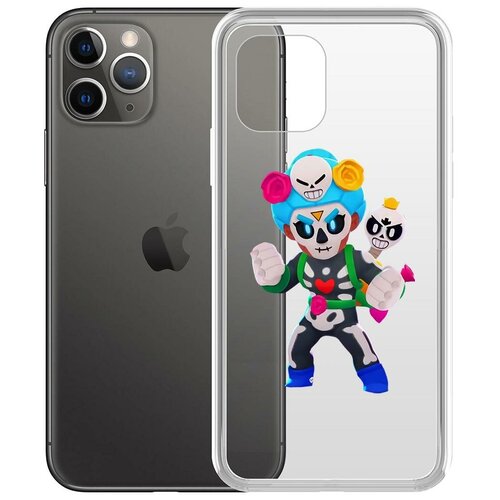 фото Чехол-накладка clear case brawl stars-хэллоуинская роза для iphone 11 pro krutoff group