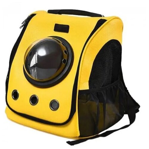 фото Рюкзак-переноска xiaomi little beast star pet school bag breathable space yellow xn11-5001