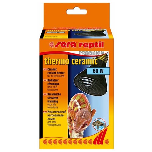 Сера Теплоизлучатель керамический reptil thermo ceramic 60w цоколь Е27